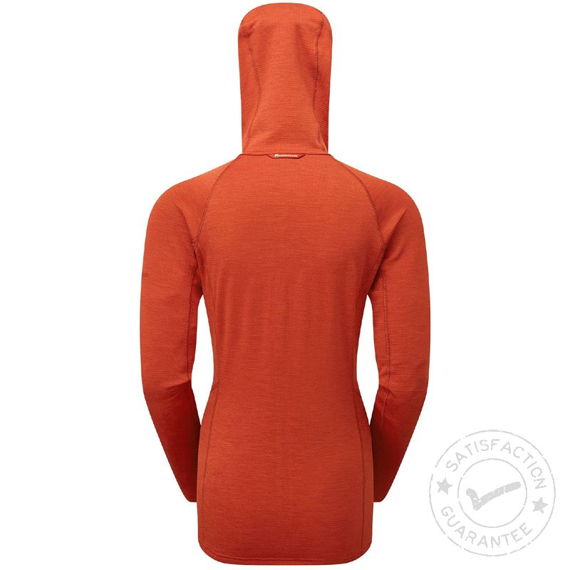 Bluza z kapturem MONTANE W Protium Hoodie saffron red