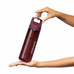 LifeStraw GO 2.0/0.65 L Merlot  - water botle with filter