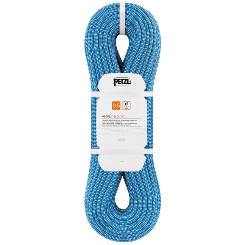dynamické lano PETZL Arial 9.5mm Dry 60m blue