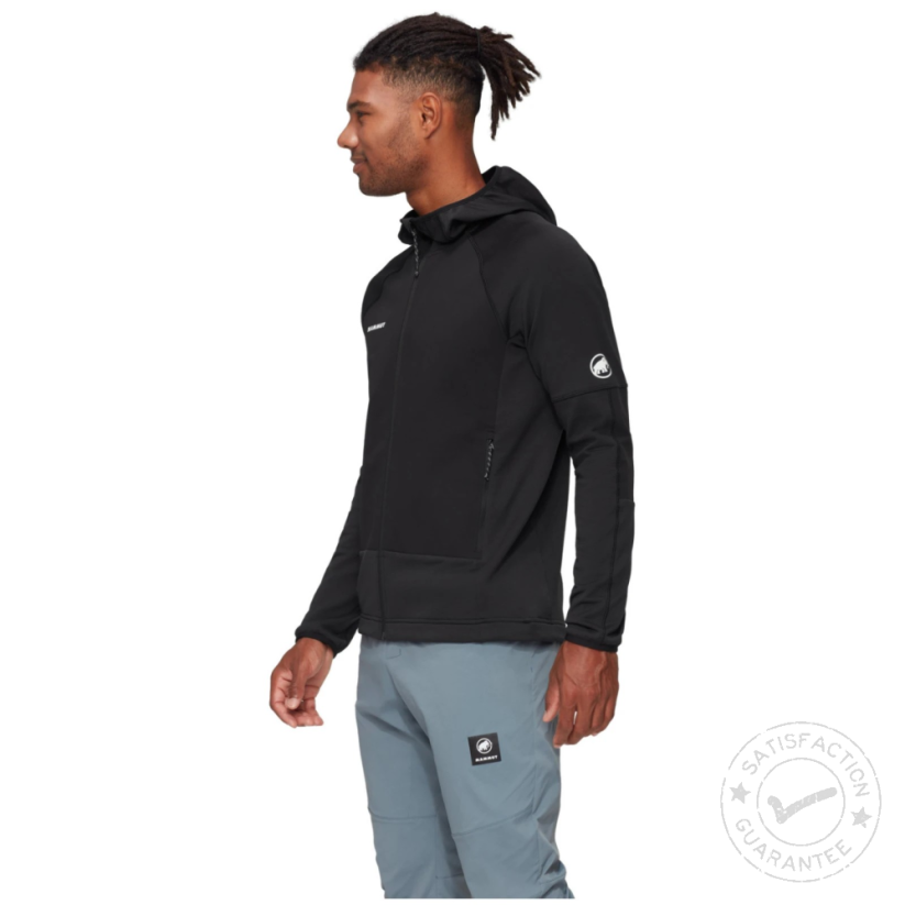 MAMMUT Massone ML Hooded black - Fleecejack