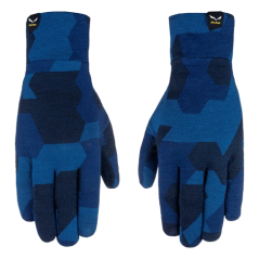 Salewa Cristallo Liner Gloves navy camou S - Guantes