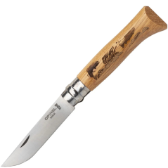 Opinel VRI N°08 Inox Animalia Fish - Messer