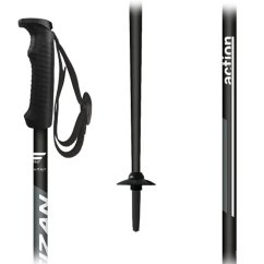 Ski poles FIZAN Action 125cm grey/black