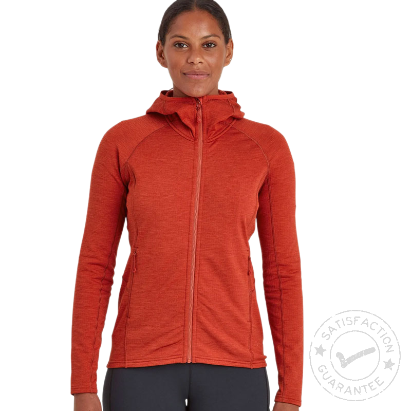 Bluza z kapturem MONTANE W Protium Hoodie saffron red