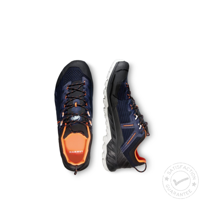 boty MAMMUT Alnasca Knit III Low GTX marine-black