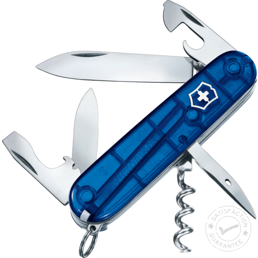 Джобен нож Victorinox Spartan blue translucent