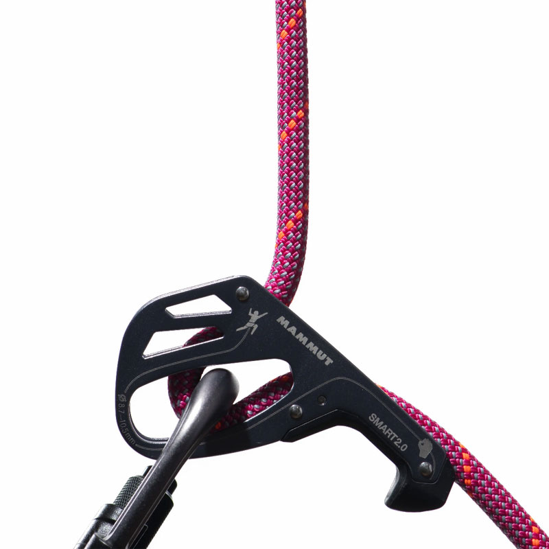 MAMMUT 9.5 Crag Dry 70m pink/zen - Corde d'escalade
