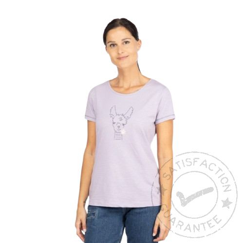 Тениска CHILLAZ Gandia Happy Alpaca violet