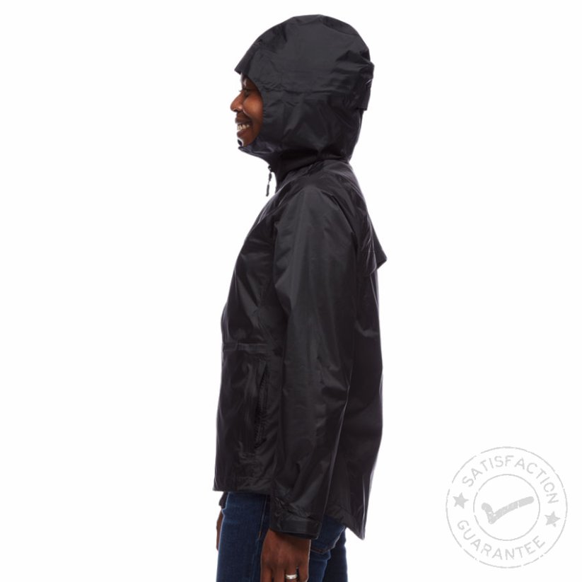 Jakna BLACK DIAMOND W Treeline Rain Shell black