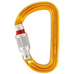 karabína PETZL Sm'D Screw Lock yellow
