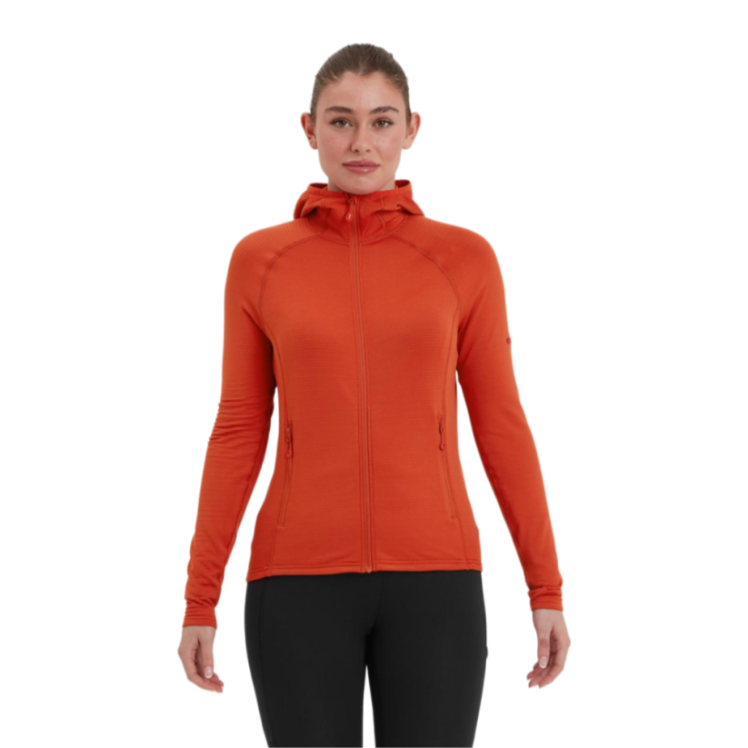 Montane W Protium Lite Hoodie saffron red - Hoodie
