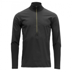DEVOLD Running Merino Cover Zip neck man caviar