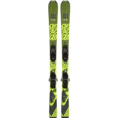 Skis VÖLKL Deacon Junior 120cm green + Marker VMotion 4.5