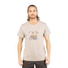 t-shirt CHILLAZ Tyrolean Trip dark sand