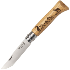 Opinel VRI N°08 Inox Animalia Chamois - Μαχαίρι