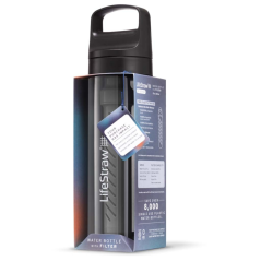 LifeStraw GO 2.0/0.65 L Nordic Noir - water botle with filter