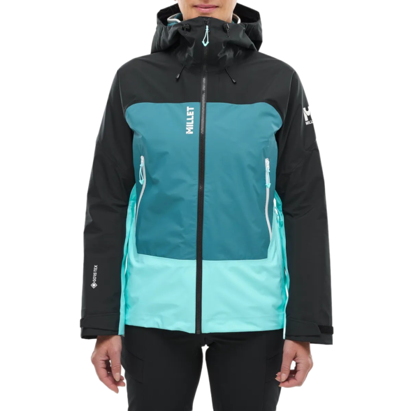 MILLET Kamet GTX W aruba/black - Jas