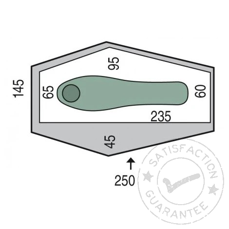 Ultralekki namiot PINGUIN Echo 1 DAC