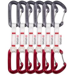 Kompleta za penjanje OCÚN Hawk QD Wire BIO-DYN 6-pack red