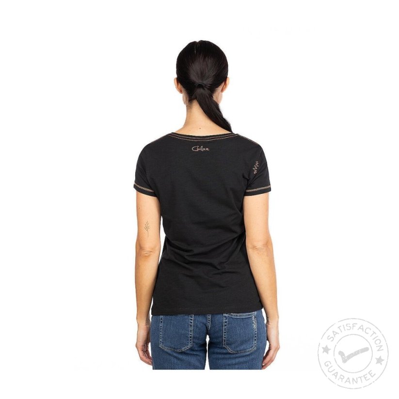 CHILLAZ Gandia Girls Talk Chalk black - T-shirt