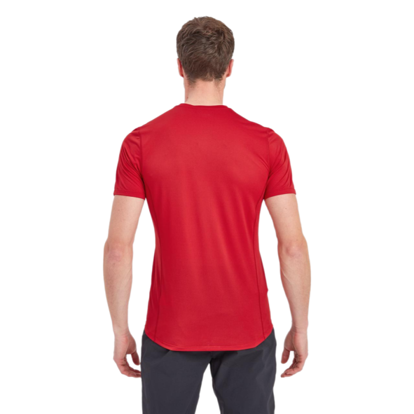funkčné tričko Montane Dart Lite T-Shirt acer red - Veľkosť: M