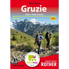 turistický průvodce ROTHER: Gruzie - Malý a Velký Kavkaz