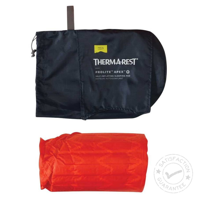 Самонадуваема постелка Thermarest ProLite Apex Large heat wave