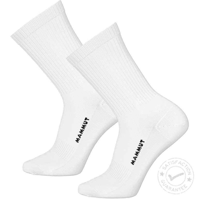 Skarpetki MAMMUT Everyday Crew Socks 3-Pack white-black