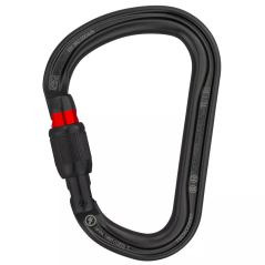 Карабинер PETZL William Screw-Lock black