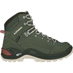 LOWA Renegade GTX Mid Ws grey green/panna - Shoes