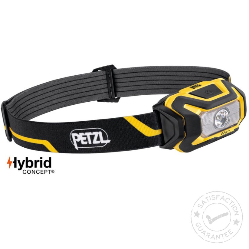 Frontala PETZL Aria 1 black/yellow