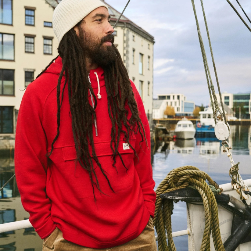 Hanorac Devold Archive Anorak english red