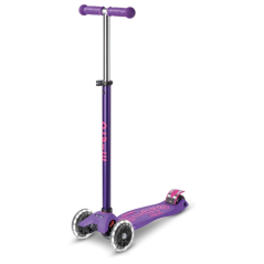 Scooter Micro MAXI Deluxe LED purple