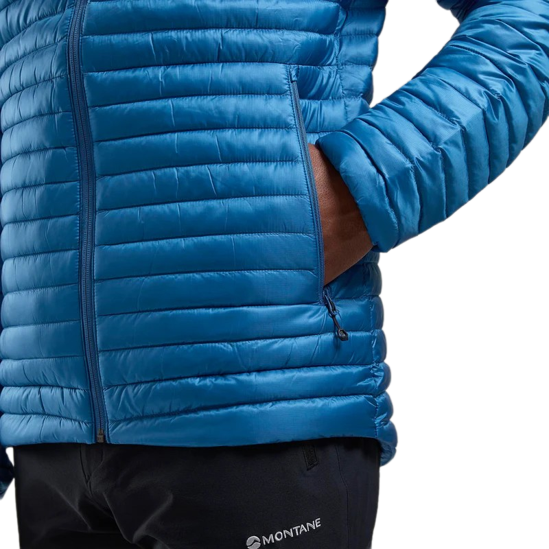 bunda Montane Anti-Freeze Lite Hooded electric blue - Veľkosť: S