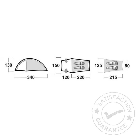 Cort ușor HUSKY Bronder 4 green
