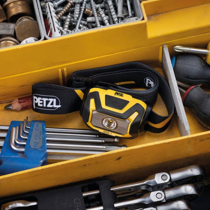 Frontala PETZL Aria 1 black/yellow