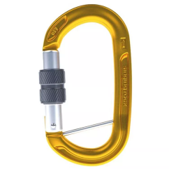 SINGING ROCK Oxy Screw gold - Schraubkarabiner