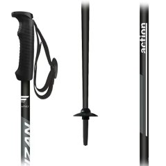 FIZAN Action 110cm grey/black - Skistokken