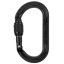 PETZL Oxan Screw-Lock 2-Pack black - Karabiners