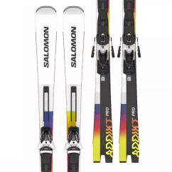 SALOMON E Addikt Pro 163cm + Salomon Z12 - Ski
