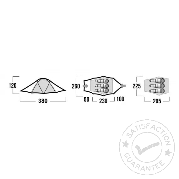 HUSKY Fighter 3-4 red - Tenda