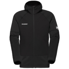 fleecová bunda MAMMUT Massone ML Hooded black