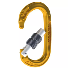 karabína SINGING ROCK Oxy Screw gold