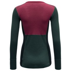DEVOLD Lauparen Merino 190 Shirt Woman beetroot/woods/ink