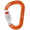 Moschettone PETZL Rocha Screw-Lock orange