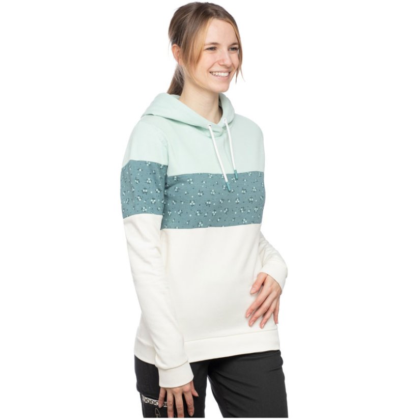 Hanorac CHILLAZ Walchsee Hoody Women aqua/green/white - Mărimea: 40