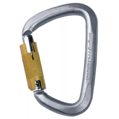 Carabiner SINGING ROCK D Steel Triple Lock