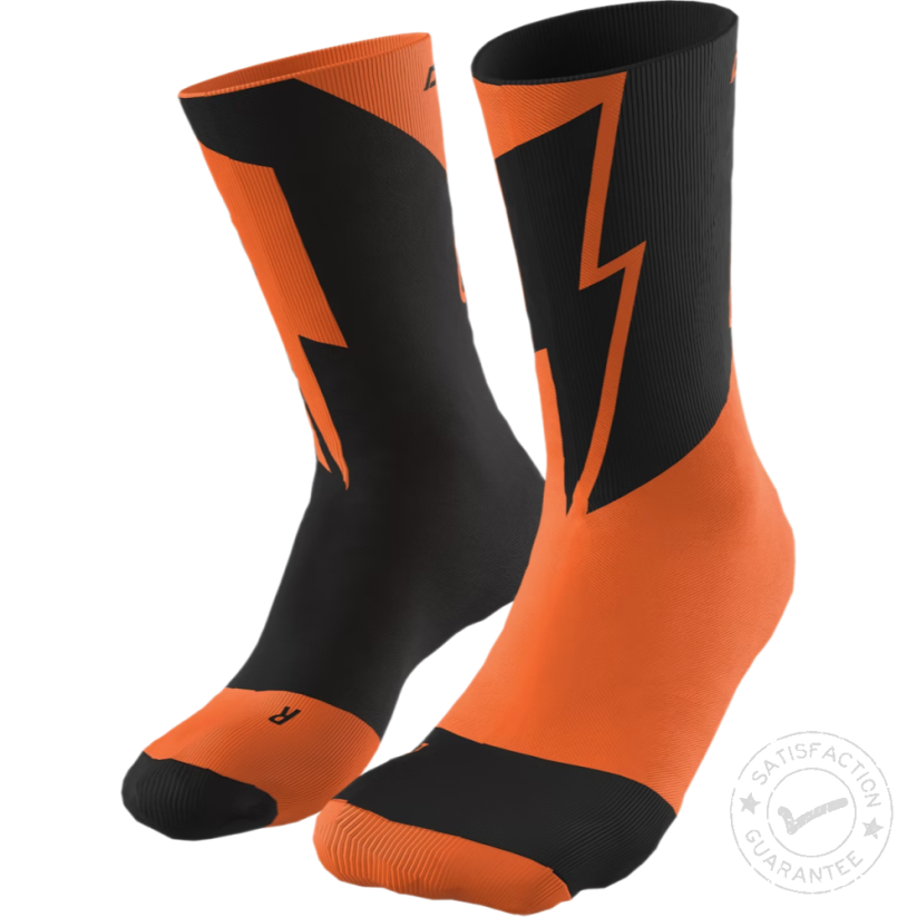 DYNAFIT No Pain No Gain Socks shocking orange