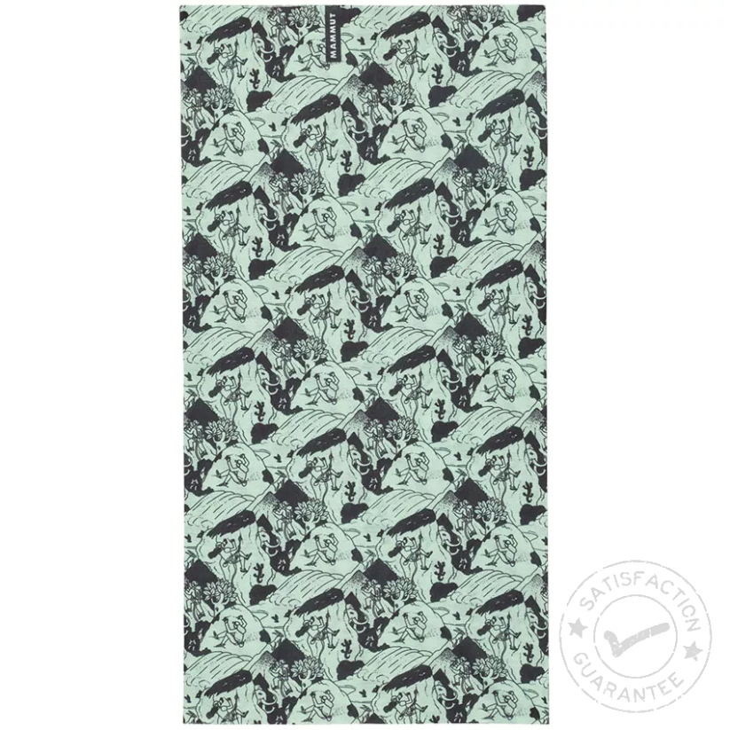 MAMMUT Neck Gaiter Climbing Scene neo mint-black
