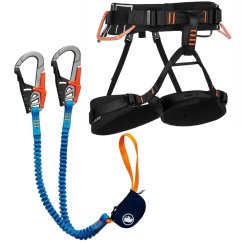 MAMMUT 4 Slide Via Ferrata Pack black - Κιτ για Via Ferrata